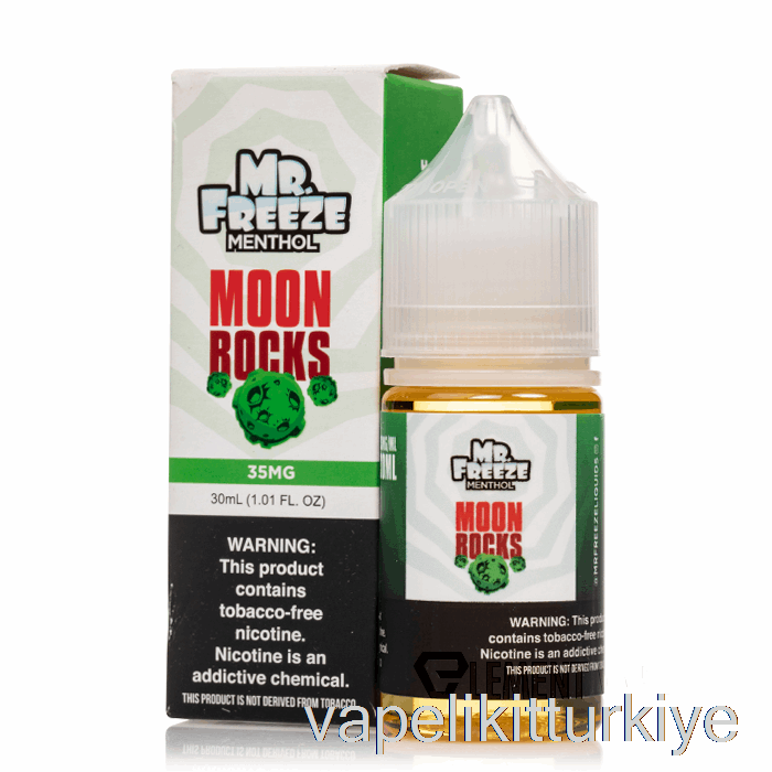 Vape Likit Moonrocks - Mr Dondurma Tuzları - 30ml 35mg